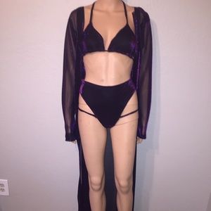 3 Piece Galaxy Swimsuit